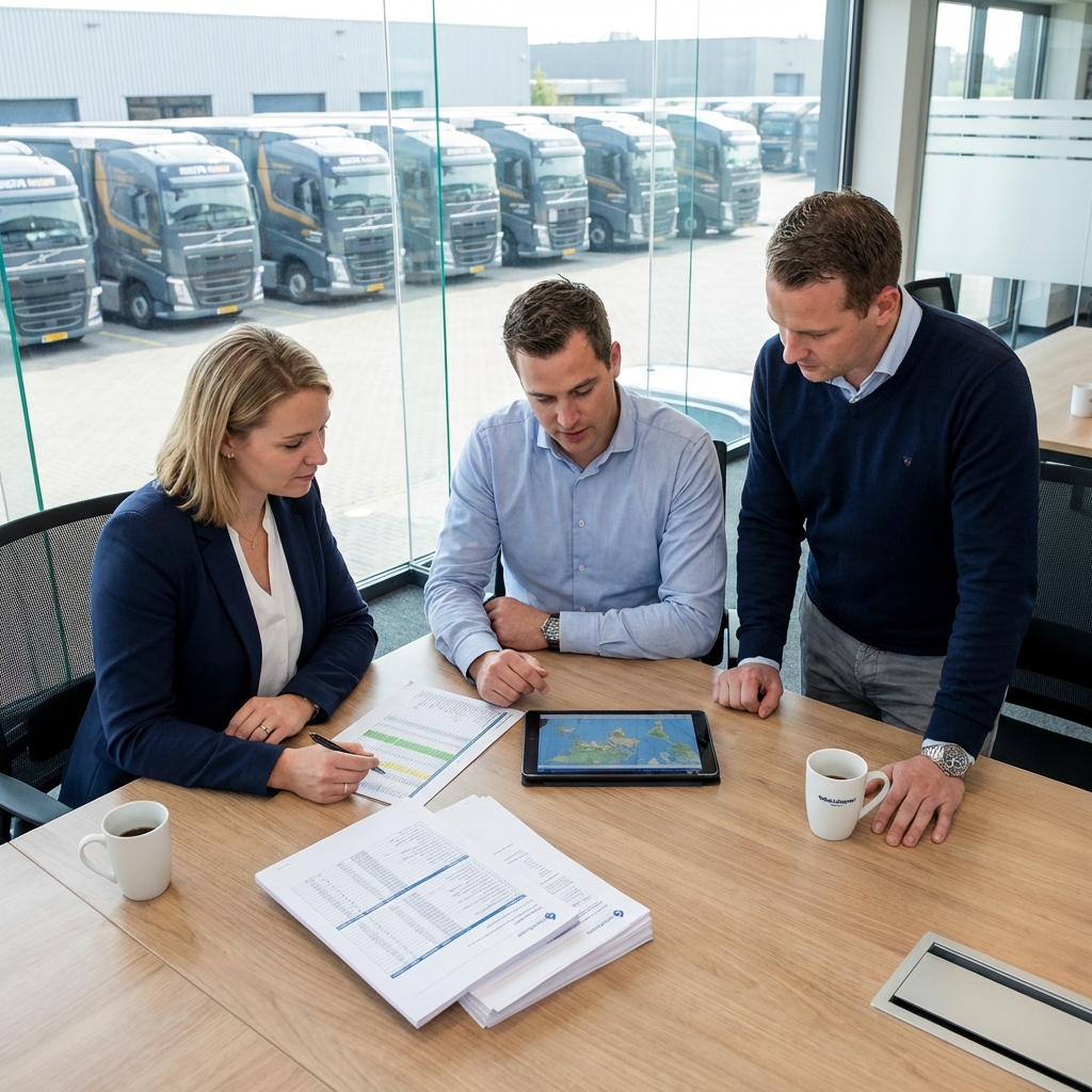 Coordinación logística profesional en transporte de mercancías